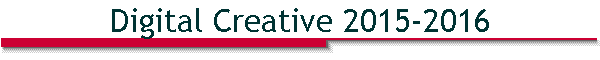Digital Creative 2015-2016