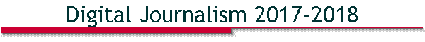 Digital Journalism 2017-2018