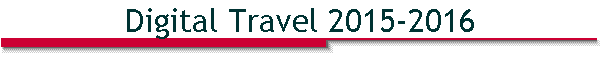 Digital Travel 2015-2016
